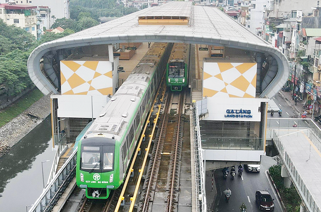 Hanoi Vietnam Metro - Line 2A - Cat Linh to Lang