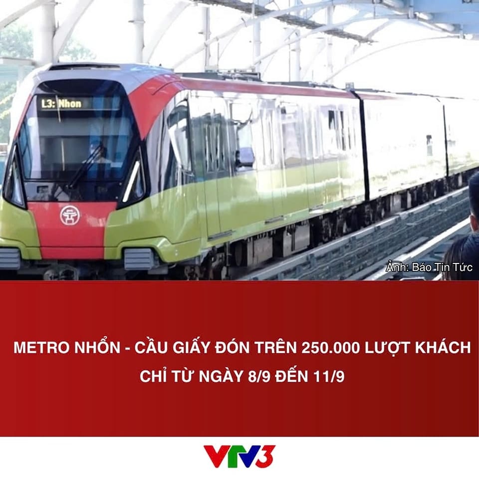 Những ngày đầu vận hành tuyến Metro Nhổn - Cầu Giấy: Khởi đầu ấn tượng với hơn 250.000 lượt khách