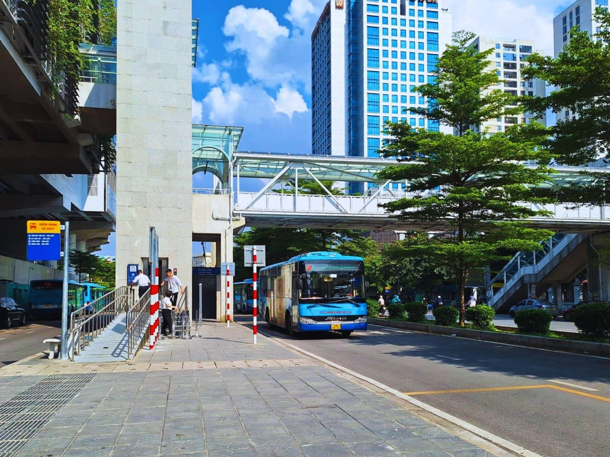 Điểm Danh Lộ Trình Xe Buýt Kết Nối Metro Nhổn - Cầu Giấy 🚈☺️🚌