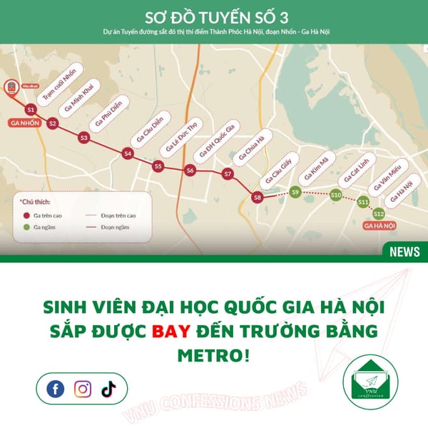 Giá vé các Tuyến Metro Hà Nội